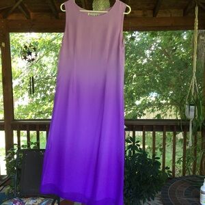 Purple Ombré Tank style Dress
